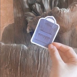 This is a blue backpack